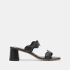 ILVA MID HEELS ONYX EMBOSSED LEATHER