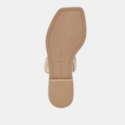 ILVA SANDALS GOLD DISTRESSED LEATHER