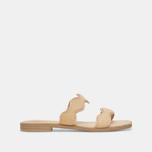 ILVA SANDALS LT NATURAL RAFFIA