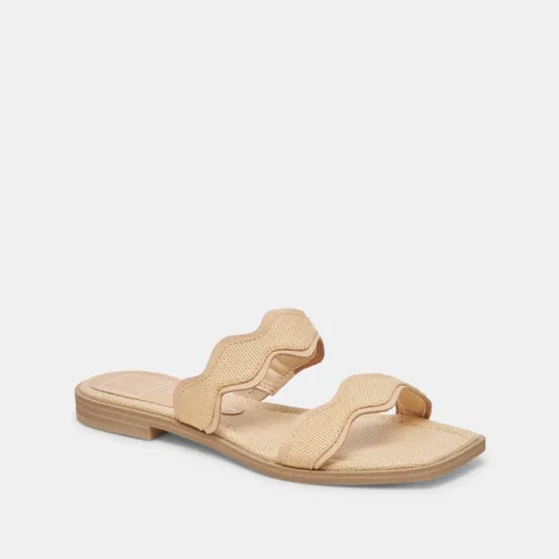 ILVA SANDALS LT NATURAL RAFFIA