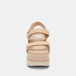 IZAK SANDALS FRENCH VANILLA LEATHER