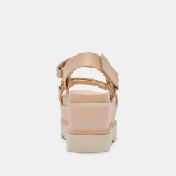 IZAK SANDALS FRENCH VANILLA LEATHER
