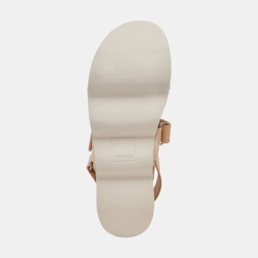 IZAK SANDALS FRENCH VANILLA LEATHER