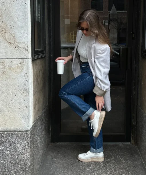 JAJA SNEAKERS WHITE LEATHER