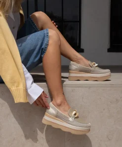 JAKSEN SNEAKERS GOLD MESH