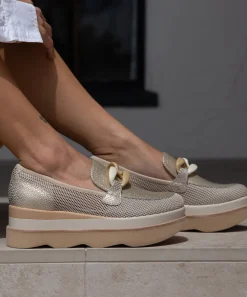 JAKSEN SNEAKERS GOLD MESH