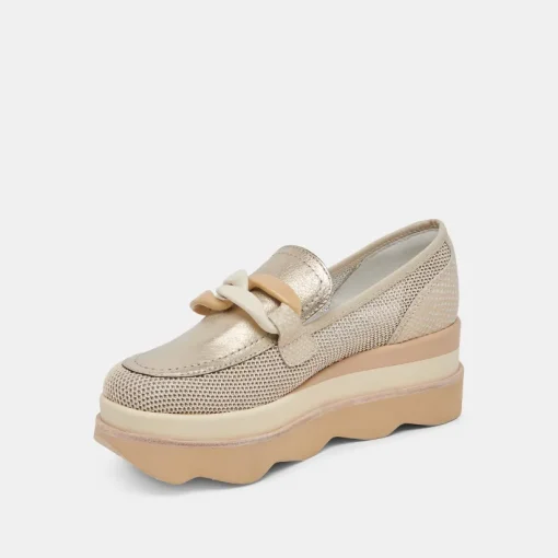 JAKSEN SNEAKERS GOLD MESH