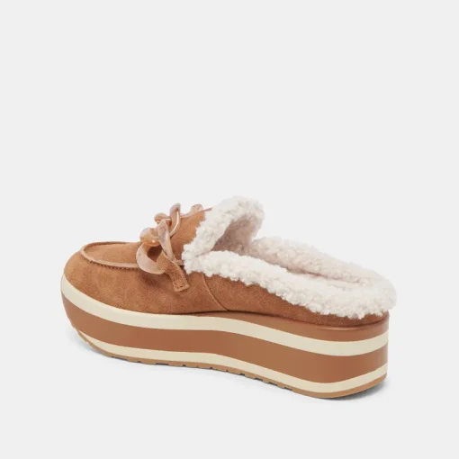 JAMEY PLUSH SNEAKERS PECAN SUEDE