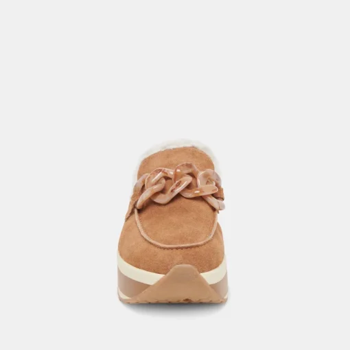 JAMEY PLUSH SNEAKERS PECAN SUEDE