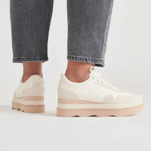 JAYNE SNEAKERS IVORY NUBUCK