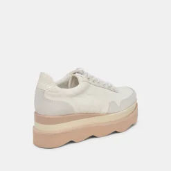 JAYNE SNEAKERS IVORY NUBUCK