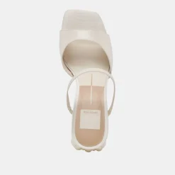 JEMMY PEARL HEELS VANILLA SILK