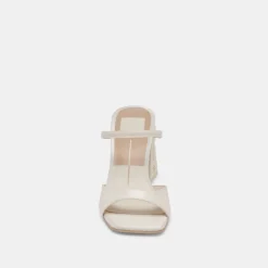 JEMMY PEARL HEELS VANILLA SILK
