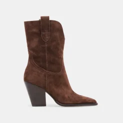 JESSEY BOOTS DK BROWN SUEDE