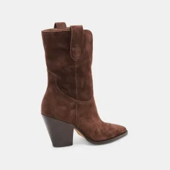 JESSEY BOOTS DK BROWN SUEDE