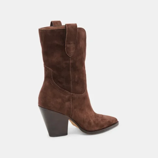 JESSEY BOOTS DK BROWN SUEDE