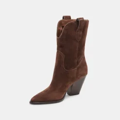 JESSEY BOOTS DK BROWN SUEDE