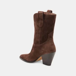 JESSEY BOOTS DK BROWN SUEDE