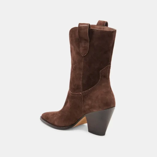 JESSEY BOOTS DK BROWN SUEDE