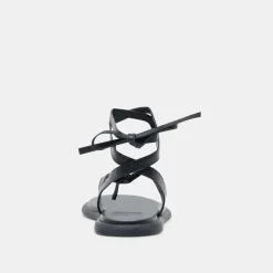 JUDY SANDALS BLACK LEATHER