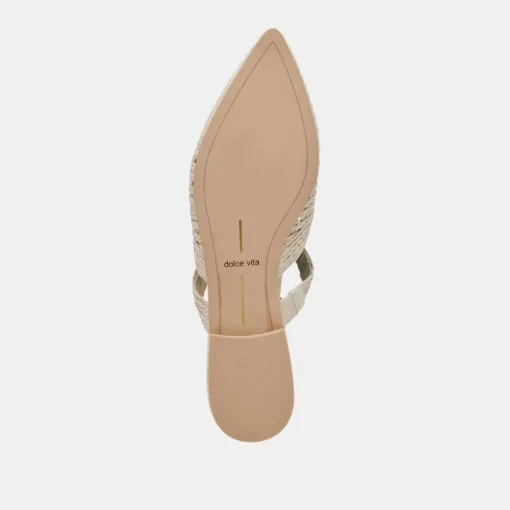 KALINE FLATS IVORY RAFFIA