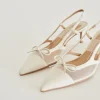 KANDI HEELS WHITE MESH