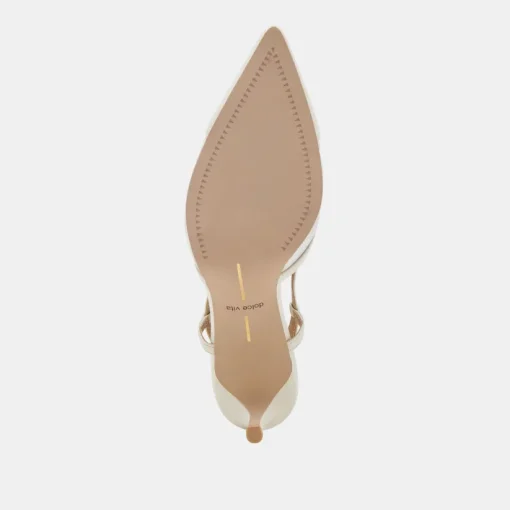 KANDI HEELS WHITE MESH