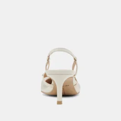 KANDI HEELS WHITE MESH