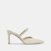 KANIKA PEARL HEELS VANILLA SILK
