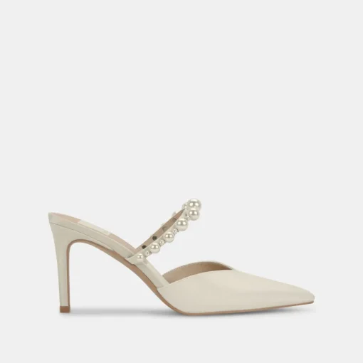KANIKA PEARL HEELS VANILLA SILK