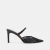 KATIK HEELS BLACK FLORAL LACE