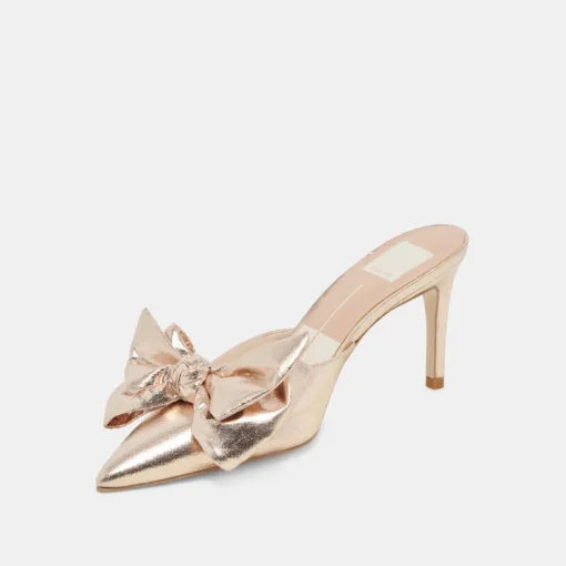 KAYLI HEELS PLATINUM SATIN