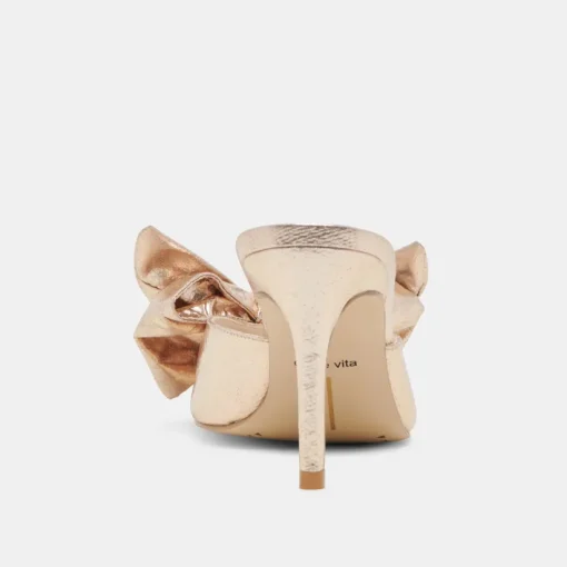 KAYLI HEELS PLATINUM SATIN