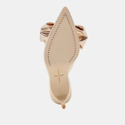 KAYLI HEELS PLATINUM SATIN