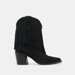 KAYLIE BOOTS BLACK NUBUCK