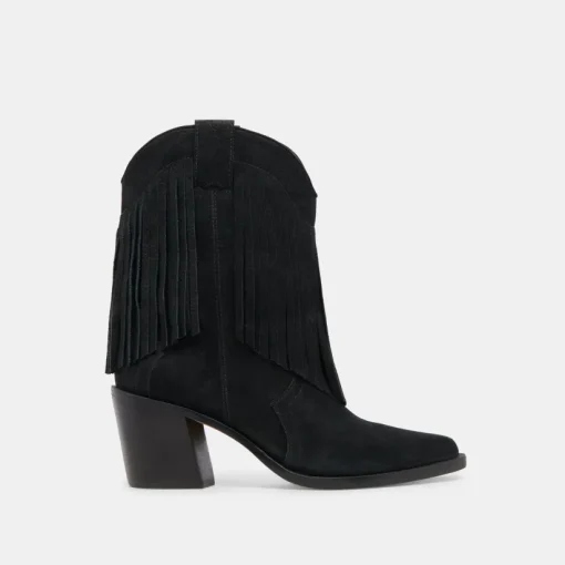 KAYLIE BOOTS BLACK NUBUCK