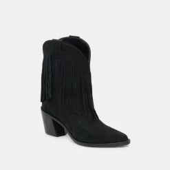 KAYLIE BOOTS BLACK NUBUCK