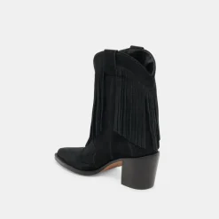 KAYLIE BOOTS BLACK NUBUCK