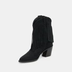 KAYLIE BOOTS BLACK NUBUCK