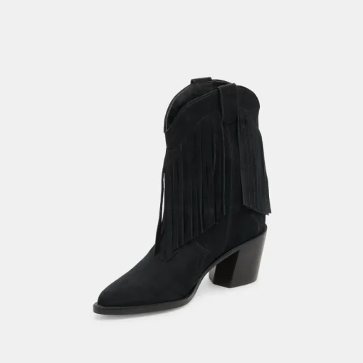 KAYLIE BOOTS BLACK NUBUCK