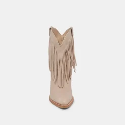 KAYLIE BOOTS TAUPE NUBUCK