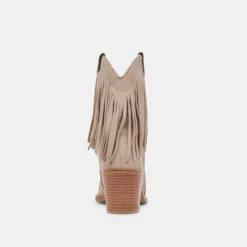 KAYLIE BOOTS TAUPE NUBUCK