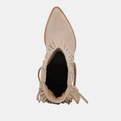KAYLIE BOOTS TAUPE NUBUCK