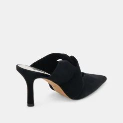 KELSY HEELS ONYX SUEDE