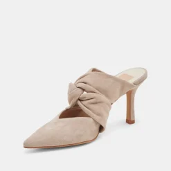 KELSY HEELS TAUPE SUEDE