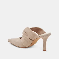KELSY HEELS TAUPE SUEDE