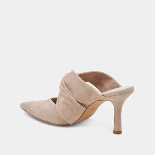 KELSY HEELS TAUPE SUEDE