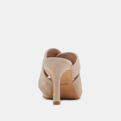 KELSY HEELS TAUPE SUEDE