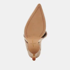 KELSY HEELS TAUPE SUEDE