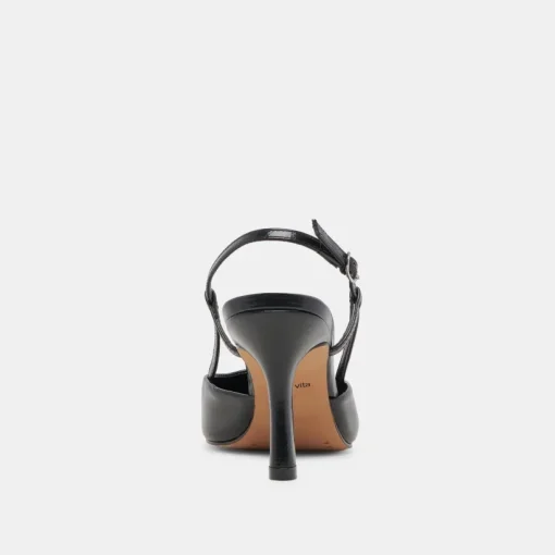 KIM HEELS MIDNIGHT CRINKLE PATENT